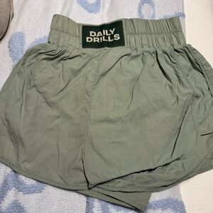 Daily Drills Green Athletic Shorts